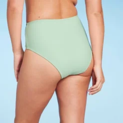 Women's High Waist Cheeky Bikini Bottom - Shade & Shore™ Light Green -Shade & Shore GUEST dd889ceb e586 4b97 a427 35d2a1290bca