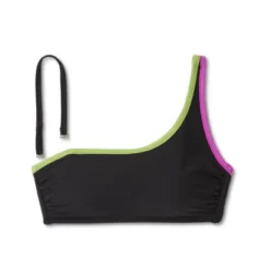 Women's Contrast Binding One Shoulder Bralette Bikini Top - Shade & Shore™ -Shade & Shore GUEST e02a97fc 3082 4df6 9fba 00ed5fbed65c