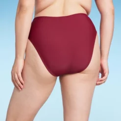 Women's High Waist High Leg Bikini Bottom - Shade & Shore™ Red -Shade & Shore GUEST e2cdd5f5 c73e 4a90 a9cc 39dd34a0aae4