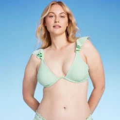 Women's Ruffle Continuous Underwire Bikini Top - Shade & Shore™ 10 Women's Ruffle Continuous Underwire Bikini Top - Shade & Shore™ -Shade & Shore GUEST e3c43077 500f 4ea0 a1c6 4f5c48f49998