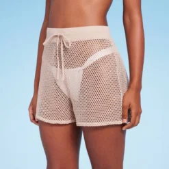 Women's Pull-On Crochet Cover Up Shorts - Shade & Shore™ Light Brown 9 Women's Pull-On Crochet Cover Up Shorts - Shade & Shore™ Light Brown -Shade & Shore GUEST e72fd614 ff82 4b50 af94 b0520e3f46c3