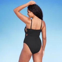 Women's Square Neck Strappy Side Ribbed One Piece Swimsuit - Shade & Shore™ 10 Women's Square Neck Strappy Side Ribbed One Piece Swimsuit - Shade & Shore™ -Shade & Shore GUEST e7b59662 742a 408b acb9 5e21487a8c9a