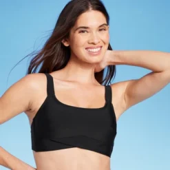 Women's Longline Square Neck Bralette Bikini Top - Shade & Shore™ -Shade & Shore GUEST e863017b 5125 4fa4 9f0d 09ba4b51a7bd