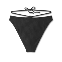Women's Strappy Ribbed High Waist Extra High Leg Extra Cheeky Bikini Bottom - Shade & Shore™ -Shade & Shore GUEST e9584201 88e0 42dc a8b9 869562e7c5ae