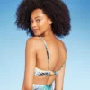 Women's Tie Detail Underwire Bikini Top - Shade & Shore™ Multi Palm Print -Shade & Shore GUEST ecb59047 34ad 49a3 8c53 9711d4b7cea3