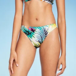 Women's Low-Rise Cheeky Bikini Bottom - Shade & Shore™ Multi Tropical Print -Shade & Shore GUEST ecd7ff21 44a5 4d57 8513 7e75cd8dd3a8